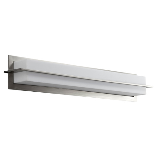 Oxygen Metrix LED Vanity Light in Satin Nickel by Oxygen Lighting 3-542-24