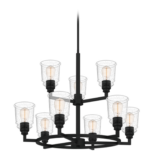 Quoizel Lighting Mcintire Matte Black Chandelier Quoizel Lighting MCI5030MBK