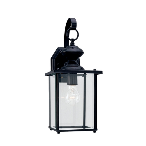 Jamestowne Outdoor Wall Light in Black by Generation Lighting