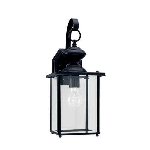 Generation Lighting Jamestowne Outdoor Wall Light in Black by Generation Lighting 8458-12