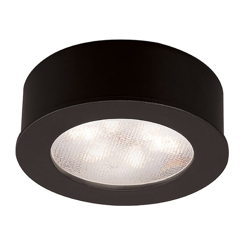 WAC Lighting LED Button Light Black LED Under Cabinet Puck Light by WAC Lighting HR-LED87-BK