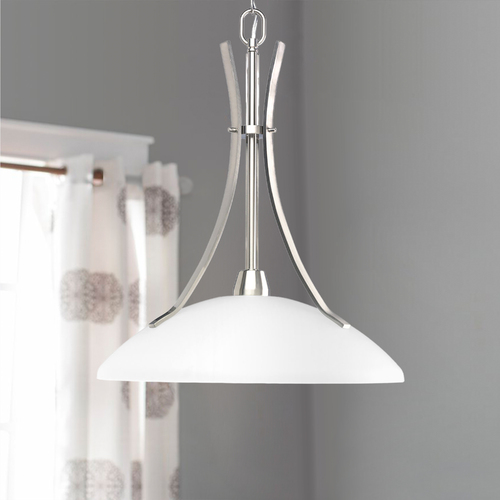 Progress Lighting Wisten Pendant in Brushed Nickel by Progress Lighting P5112-09