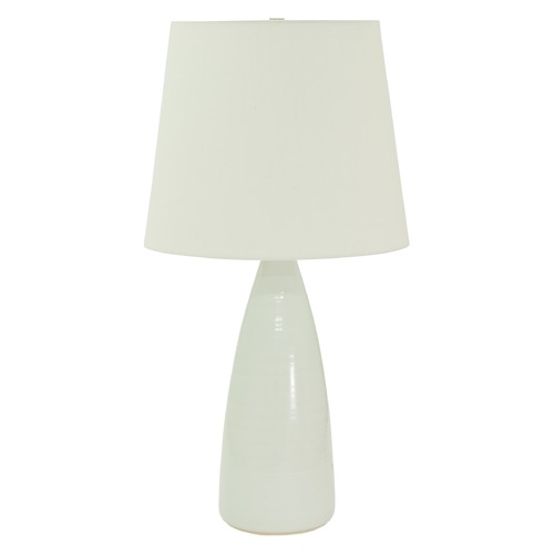 Scatchard Stoneware White Gloss Table Lamp by House of Troy Lighting