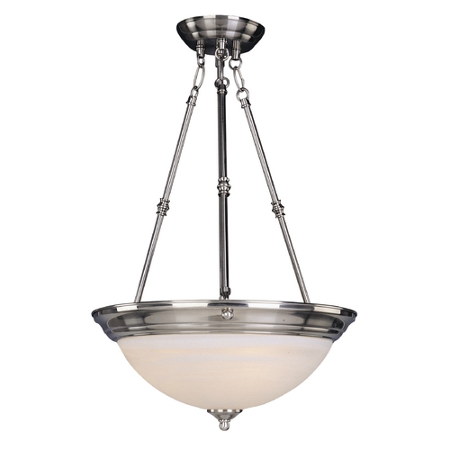 Maxim Lighting Essentials Satin Nickel Pendant by Maxim Lighting 5846MRSN