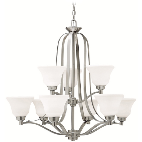 Kichler Lighting Langford 2-Tier Chandelier in Brushed Nickel by Kichler Lighting 1784NI