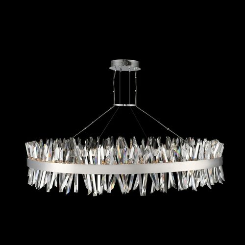 Glacier 60-Inch LED Pendant in Chrome by Allegri Crystal
