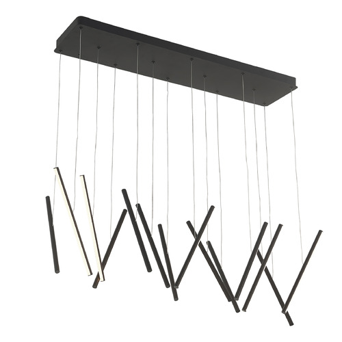 Kuzco Lighting Chute Black LED Multi-Light Pendant