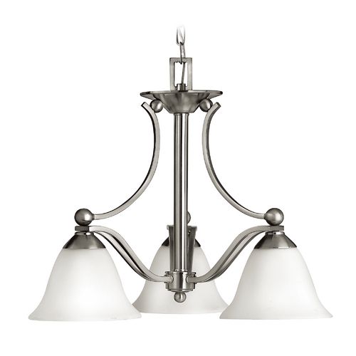 Bolla 3-Light Pendant in Brushed Nickel by Hinkley Lighting