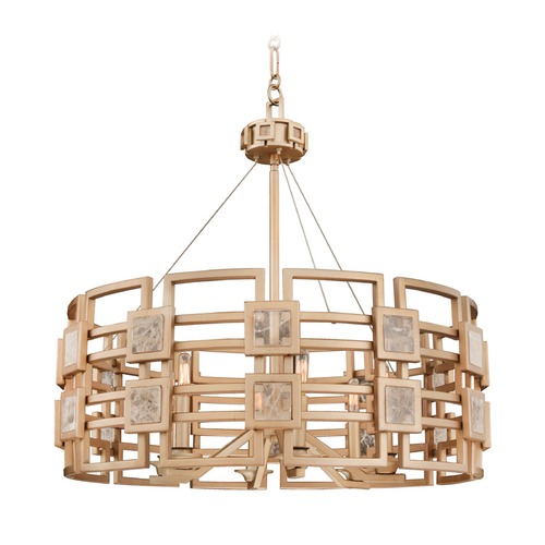 Inc. Metropolis Modern Gold Pendant by Kalco Lighting