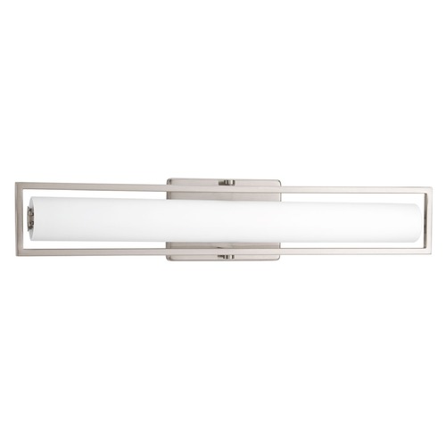 Frame Brushed Nickel LED Bathroom Light by Progress Lighting