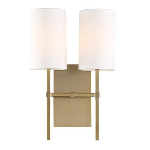 Veronica 16.5-Inch Double Sconce in Aged Brass by Crystorama Lighting