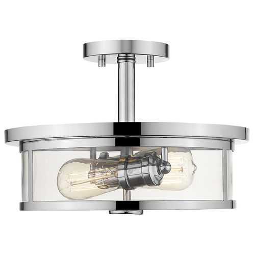 Z-Lite Savannah Chrome Semi-Flush Mount by Z-Lite 462SF14-CH