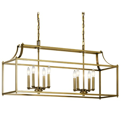 Morrigan 40.50-Inch Natural Brass Chandelier by Kichler Lighting