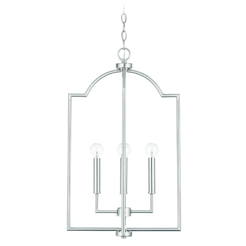 HomePlace by Capital Lighting HomePlace Carter Brushed Nickel 4-Light Pendant Light with 539341BN
