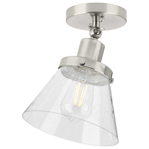 Progress Lighting Hinton Brushed Nickel Flushmount Light