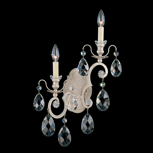 Renaissance Antique Silver Sconce by Schonbek Lighting