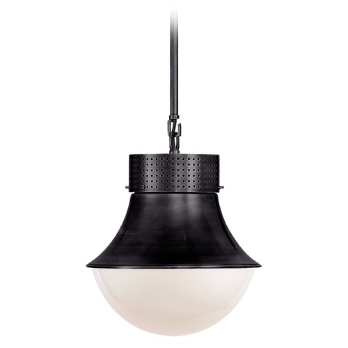 Visual Comfort Signature Collection Kelly Wearstler Precision Pendant in Bronze by Visual Comfort Signature KW5221BZWG