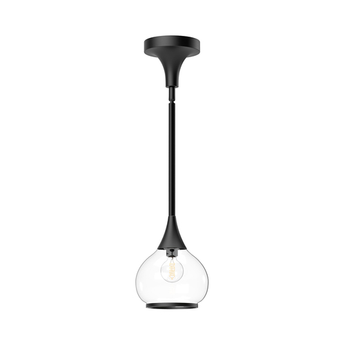 Alora Lighting Alora Lighting Hazel Matte Black Mini-Pendant Light with Bowl / Dome Shade PD524006MBCL