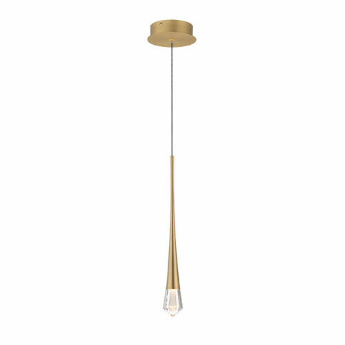 Pierce 21.50-Inch LED Mini Pendant in Gold by ET2 Lighting