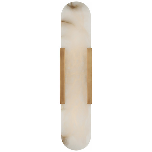 Kelly Wearstler Melange LED Elongated Sconce in Brass by VC Signature