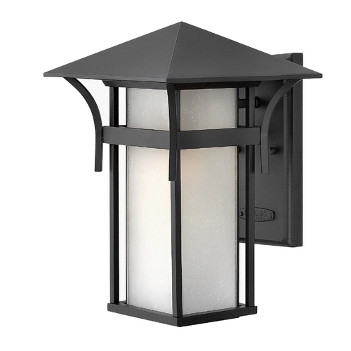 Hinkley Harbor 13.50-Inch Outdoor Wall Light in Black by Hinkley Lighting 2574SK