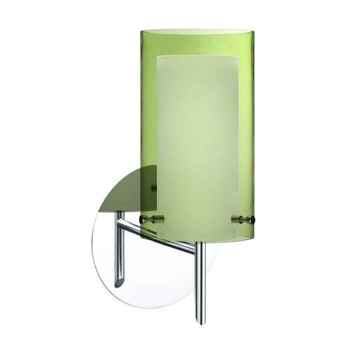 Besa Lighting Pahu Chrome Sconce