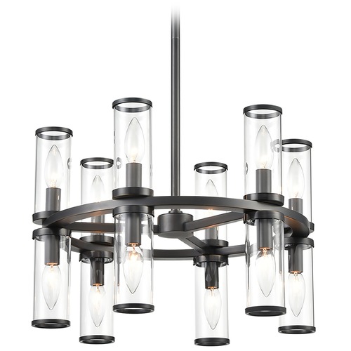 Revolve Urban Bronze Chandelier by Alora Lighting