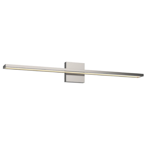 Brio 36.5-Inch LED Angular Bathroom Light in Brushed Nickel by Kuzco Lighting