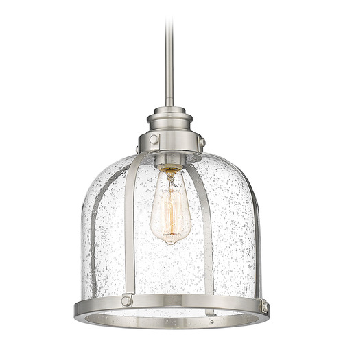 Z-Lite Burren Brushed Nickel Pendant by Z-Lite 337P12BN