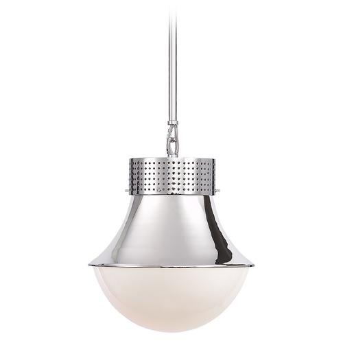 Kelly Wearstler Precision Pendant in Polished Nickel by Visual Comfort Signature