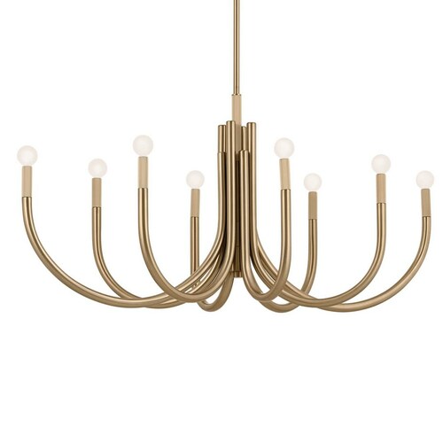 Odensa Champagne Bronze Chandelier by Kichler Lighting
