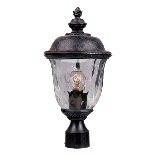 Maxim Lighting Carriage House DC Oriental Bronze Post Light by Maxim Lighting 3426WGOB