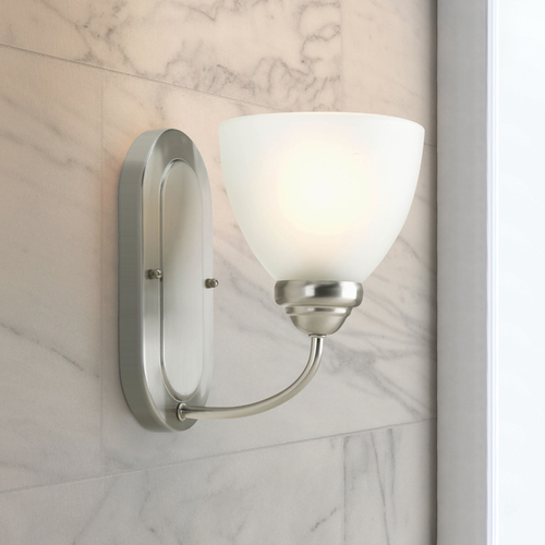 Heart Sconce in Brushed Nickel by Progress Lighting