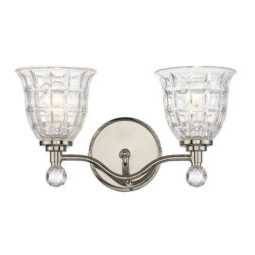 Savoy House Lighting Birone Polished Nickel Bathroom Light