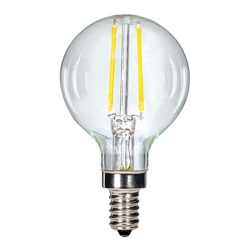 Satco Lighting Carbon Filament LED G16.5 Candelabra Light Bulb 13-Watt Equivalent by Satco S9870