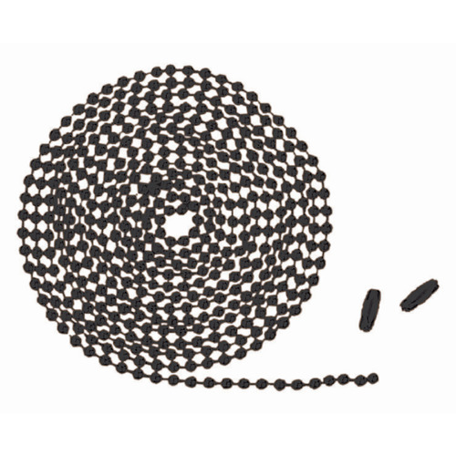 Craftmade Lighting 72-Inch Beaded Chain in Flat Black by Craftmade Lighting C6-FB