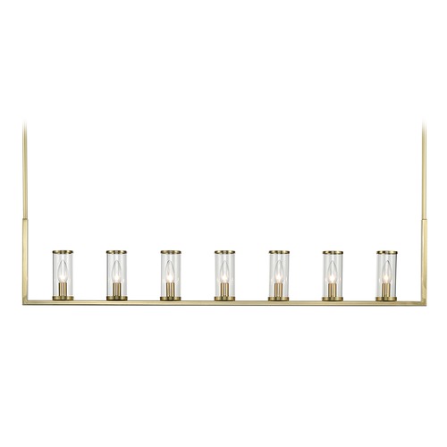 Alora Lighting Revolve Natural Brass Island Light by Alora Lighting LP309007NBCG