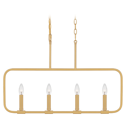 Quoizel Lighting Abner 32-Inch Linear Pendant in Aged Brass by Quoizel Lighting ABR432AB