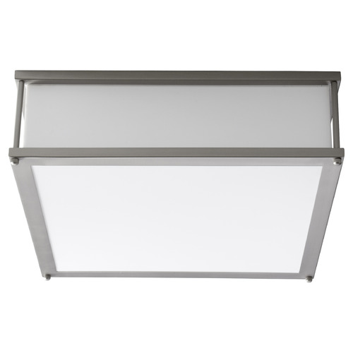 Modulo 16-Inch LED Flush Mount in Satin Nickel by Oxygen Lighting