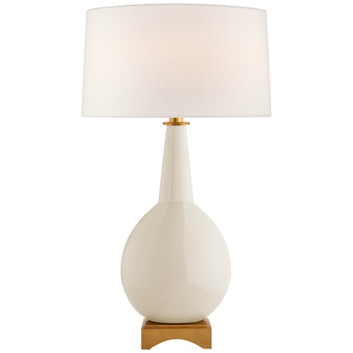 Visual Comfort Signature Collection Julie Neill Antoine Table Lamp in Ivory by Visual Comfort Signature JN3605IVOL