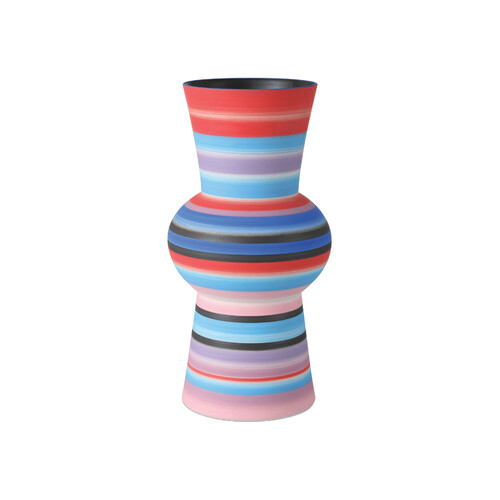 Happy 80s Medium Bright Blue & Red Vase by Currey & Company