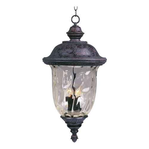 Maxim Lighting Carriage House DC Oriental Bronze Outdoor Hanging Light by Maxim Lighting 3427WGOB