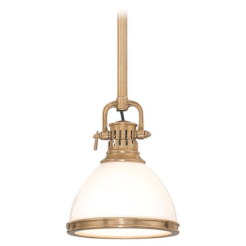 Randolph Pendant in Aged Brass by Hudson Valley Lighting