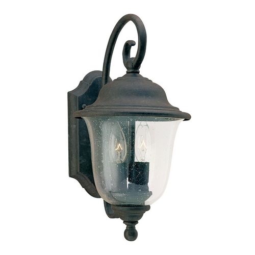 Trafalgar 14.75-Inch Outdoor Wall Light in Oxidized Bronze by Generation Lighting