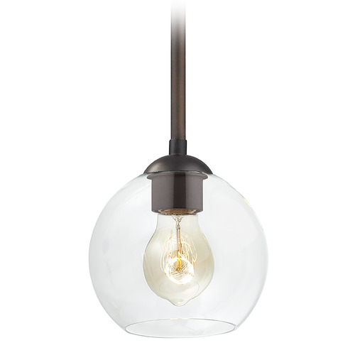 Design Classics Lighting Gala Mini Pendant in Neuvelle Bronze by Design Classics Lighting 581-220 G1832-CL