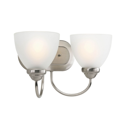 Heart Bathroom Light in Brushed Nickel by Progress Lighting