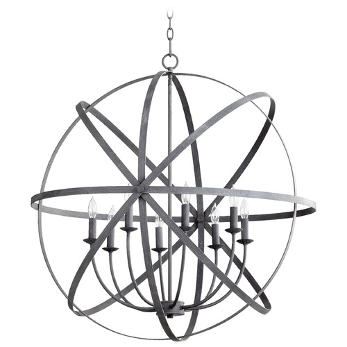 Quorum Lighting Celeste Zinc Chandelier by Quorum Lighting 8/17/6009