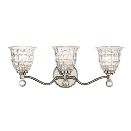 Savoy House Birone 24-Inch Polished Nickel Bathroom Light by Savoy House 8-880-3-109