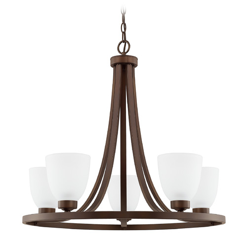 Dixon 26-Inch Chandelier in Bronze by HomePlace by Capital Lighting