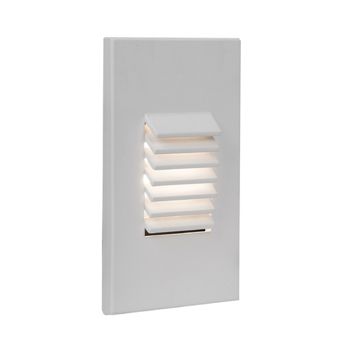 WAC Lighting LED Low Voltage Vertical Louvered Step & Wall Light by WAC Lighting 4061-27WT